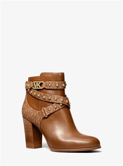 boote michael kors|michael kors leather bootie sale.